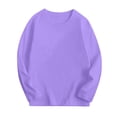 thumbnail image 4 of WUANDIXFA T-Shirts en Coton à Manches Longues pour Garçons Enfants Enfants Garçons Automne T-Shirts en Coton à Manches Longues à Col Rond Hauts Tee Violet Pâle, 3-4 Ans, 4 of 4