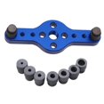thumbnail image 1 of 2-10mm Sel Centering Doweling Jig Set Wood Hole Locator Blue, 1 of 9