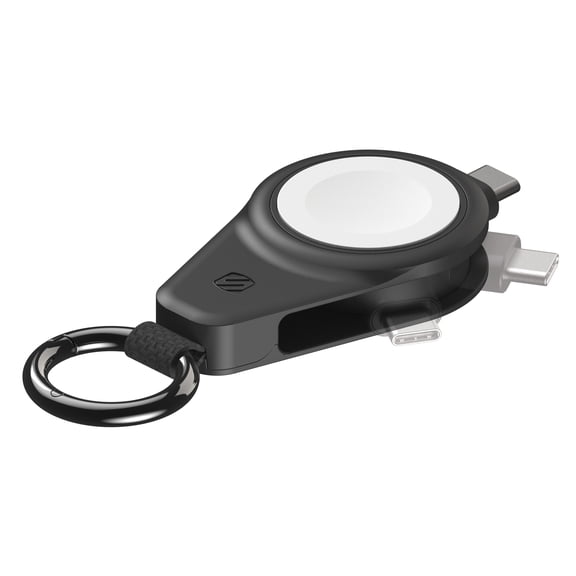 Scosche Awadpf-RP taille compacte portatif rapide porte-clef Watch It KC pour Apple Watch 1 Blanc