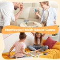 thumbnail image 4 of Wooden Multiplication Board Game, Preschool Learning Montessori Math Board Game, Multiplication within 100 Educational Toy for Kids Over 3 Years Old, Children's Interactive Thinking Game, 4 of 6