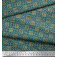 thumbnail image 2 of Soimoi Polyester Crepe Fabric Geometric & Mandala Kaleidoscope Print Fabric by Yard 42 Inch Wide, 2 of 3