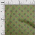 thumbnail image 1 of oneOone Polyester Lycra Fabric Floral & Flying Swan Block Decor Fabric Printed BTY 56 Inch Wide, 1 of 4