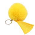 thumbnail image 1 of Pom Pom Keychain Bohemian Faux Fur Ball Keychain Pompom Tassel Charm Bag Pendant, 1 of 10