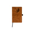 thumbnail image 1 of Memphis Grizzlies Laser Engraved Brown Notepad With Elastic Band, 1 of 1
