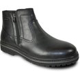 thumbnail image 1 of bravo! Men Waterproof Winter Boot MARK-4 Fur Lined Boot with Double Zipper Black, 1 of 7