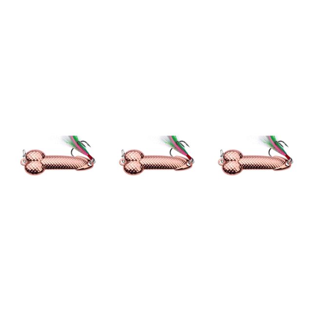 relayinert Metal Glitter Fishing Lure For Attracting Fish In Various Fishing Environments Suitable For Most Rose Gold 21g 3Set