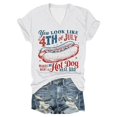 thumbnail image 1 of TSADFHJI Hauts Aguichant pour Sortir pour Femmes T-Shirt à Col Rond pour Femmes à Lettres Imprimées Manches Courtes Col Rond Haut L Blanc, 1 of 3