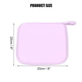 thumbnail image 2 of Unique Bargains 4pcs Reusable Makeup Removal Cleaning Cloth Washable Makeup Remover Cleaning Towels Purple 8''x8'', 2 of 7