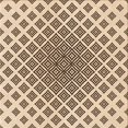 thumbnail image 1 of Ahgly Company Machine Washable Indoor Square Transitional Saddle Brown Area Rugs, 6' Square, 1 of 7