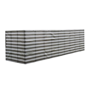 Fence Privacy Screen Outdoor Protection Resistant Porch Rails stripe