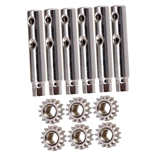 Wweixi 6 Pcs Pinces de Guitare Style Machine2 Têtes Épingles et Pièces Style 8