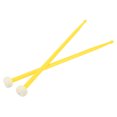 thumbnail image 2 of Drums Mallets Accessory, Nylon Handle  Hand Feel 2Pcs Drum Mallet Set  For Playing Yellow, 2 of 8