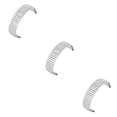 thumbnail image 3 of Redempat Elastic And Adjustable Fit For Any Occasion Durable And Long-lasting Stainless Steel Replacement 18MM silver 3Set, 3 of 6