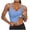 Light Blue, variant on lcziwo Tank Top with Built in Bra for Women Shelf Bra Camisole Tops Sleeveless Workout Cami Shirt Padded Undershirts Sales of the Day Green XXL