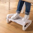 thumbnail image 4 of KQJQS Changeable Height Footstool For Under Desk At Work, Under Desk Footrest WithRoller Massage, Comfortable Desk Footstool For Pressure Relief, 4 of 8