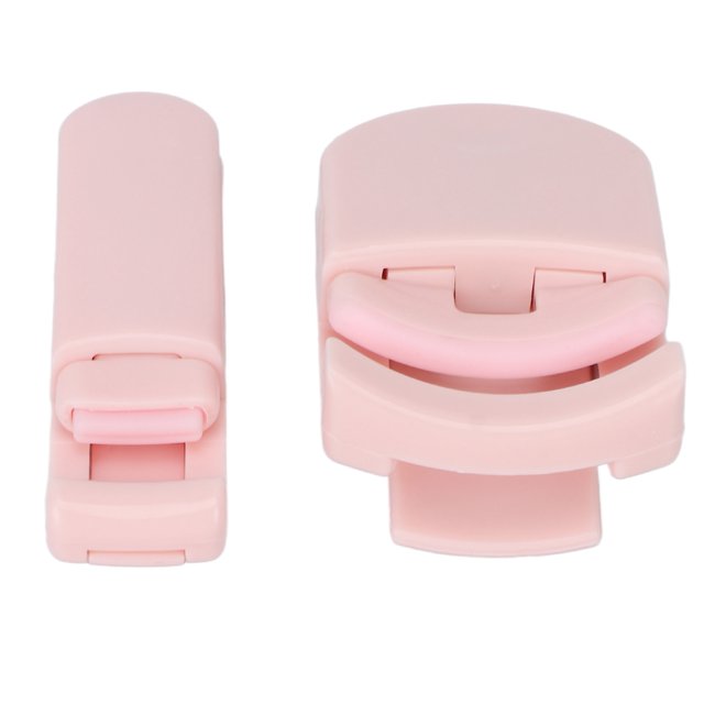 Cute Eyelash Curler, Silicone Pad Eyelash Curling Tool For Daily Makeup For Girls Pink