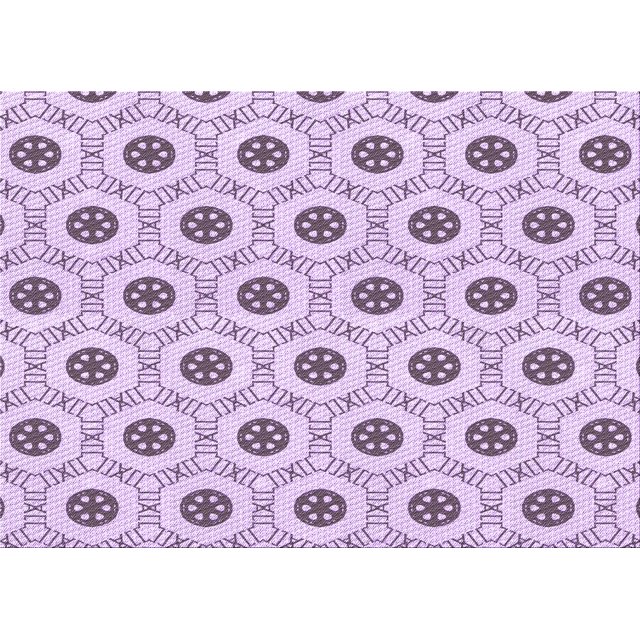 Ahgly Company Machine Washable Indoor Rectangle Transitional Orchid Purple Area Rugs, 2' x 5'