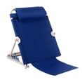 thumbnail image 3 of Luzkey Dossier de Lit Réglable Dossier d'Allaitement pour Adulte Chaise de Lecture Pliante Bleu Foncé, 3 of 8