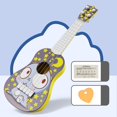 thumbnail image 1 of RKSTN Toddler Toys Kids Guitar Ukulele Beginner Musical Instrument 16 Inches With 4 Strings Mini Guitar For Skill Improving Kids Play Early Educational Pre School Children Toddler Baby Toys, 1 of 5