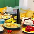 thumbnail image 4 of Fly Fans For Tables For Outdoor Indoor Meal Portable Automatic Food Fly Fans Fans For Restaurant Party Home，black(1pc/2pc/3pc/4pc/6pc/), 4 of 9