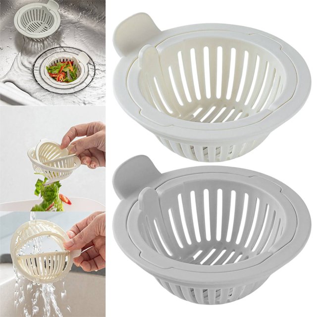 Kitchen Strainer And Drain Basket 304 Stainless Scrap Catcher With Mesh Dishwasher For Drain Stopper & Vegetable Washing