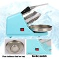 thumbnail image 3 of Ice Crusher Consumer and Commercial Ice Shaver Machine Portable Large-Capacity Electric Snow Cone Machine Small Ice Crusher for Cold Drinks in Bar and Restaurant Parties,Blue, 3 of 6