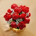 thumbnail image 3 of LEGO Botanicals Bouquet of Roses Artificial Flowers - Fake Red Roses Building Set for Adults, Ages 18+ - DIY Kit for Home Decoration - Birthday or Anniversary Gift Idea - 10328, 3 of 6
