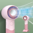 thumbnail image 2 of Portable Fan Rechargeable Handheld Turbo Fan Usb Rechargeable Silent Student Dormitory Office Portable Wind Turbine Fan Mini Fan Portable, 2 of 6