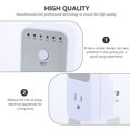 thumbnail image 2 of Luxshiny 1-10 Hour Timer Outlet Countdown Socket Digital Timer Plug Auto Shut Off Power Saving Socket Us Plug, 2 of 8