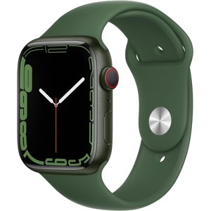 Rénovés Apple montre Series 7 Aluminium 45mm A2474 (GPS Uniquement, sans cellules) Vert avec des écouteurs sans fil