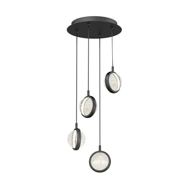 Artika Avalon Modern Pendant Light Fixture, Black