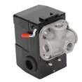 thumbnail image 1 of Air Compressor Pressure Switch, Manifold Pressure Switch Multi Usage 4 Port Power Saving 1/4in NPT Male Thread ABS  For Industrial Use, 1 of 8