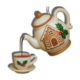 thumbnail image 3 of QIPOPIQ Vintage Christmas Teacup And Teapot Festive Decoration, 3 of 3