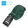 thumbnail image 2 of Unique Bargains 2.5m Suitcase Belts with Quick Release Buckle Luggage Straps, Light Green, 2 of 5