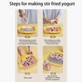 thumbnail image 3 of Chanana Instant Ice Cream Maker, Rolled Cream Maker, Instant Gelato Pan Roll, with 2 spatula, Frozen Fried Yoghurt Plate Mini Freezer Kit Machine, Ice Stir Frying Machine with 2 Shovels, 3 of 8