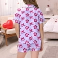 thumbnail image 4 of Little Boy Pajamas Set Graphic Print Button Down Homewear Set Classic Loungewear Girl Pjs Size 4T 5T, 4 of 5