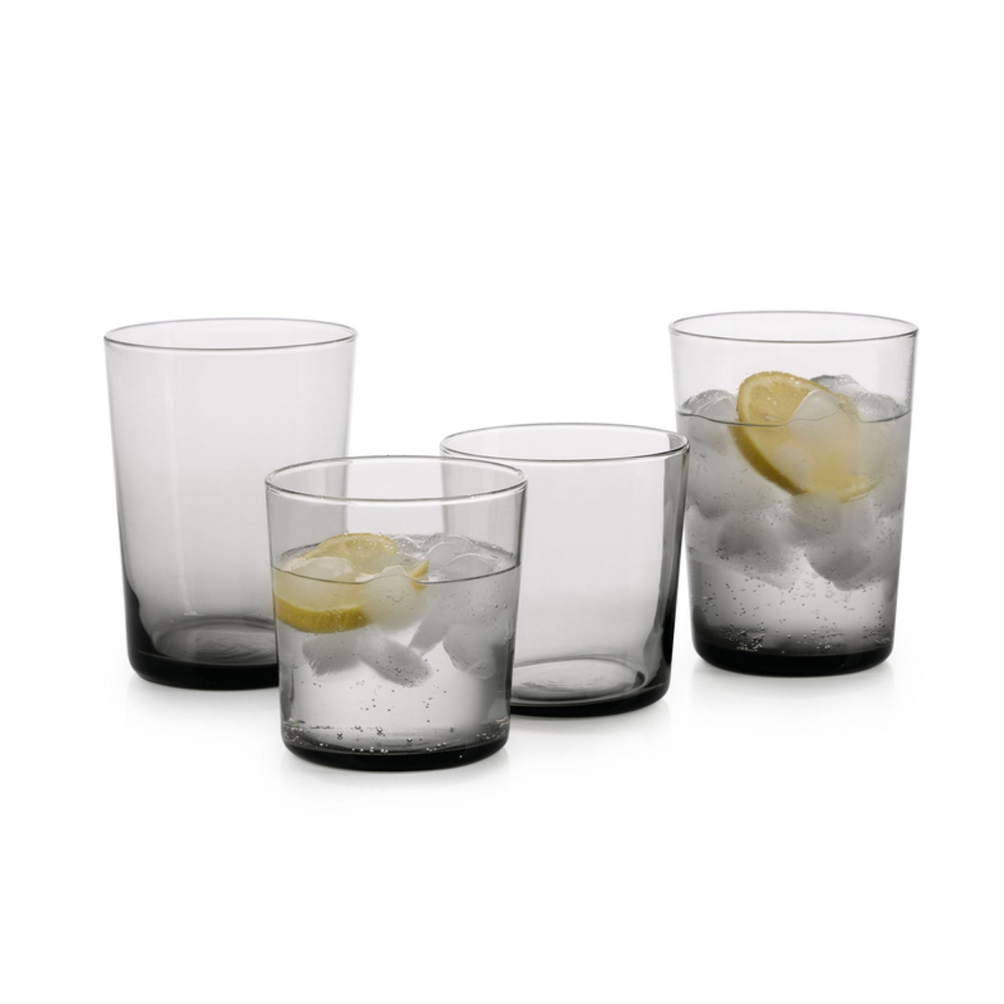 Ensemble de verres assortis Enzo fumé Libbey, 8 pièces