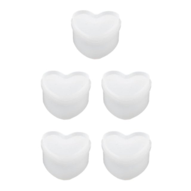 Youkk Durable Box Resin Mold Mould Flower Molds DIY -Shape Cake Heart 5Set