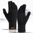 thumbnail image 4 of Winter Gloves Warm Classic Solid Color Touchscreen Gloves Thermal Gloves for Man, 4 of 10