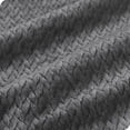 thumbnail image 3 of Bare Home Microplush Fleece Textured Blanket - 300 GSM - Fuzzy Microfleece - Soft & Plush - Throw, Gray, 3 of 6