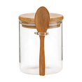 thumbnail image 1 of Coffee Glasses Set Glass Double Walled Coffee Mugs with Tall Mug Set Baby Bottles Set Keep Cup Round Glass Jar With Spoon & Seal Ideal Storage For Food & Cosmetics Airtight Lid Keeps, 1 of 4