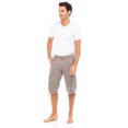 thumbnail image 4 of Shorts Cargo pour Hommes à Coupe Classique, devant Plat, en Sergé 100 % Coton, 4 of 6