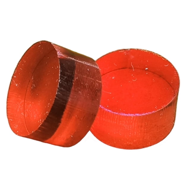 Lipstore 2Pcs Break Jump Clear Cue Tip Hard Billiard Accessories Supplies Replacement Red