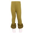 thumbnail image 2 of WEAIXIMIUNG Girls Sweatpants Size 6X Toddler Baby Girls Leggings Ribbed Lace Trim Footless Ruffle Tight Stocking Bottom Pants, 2 of 3