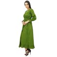 thumbnail image 2 of Bimba Robe Maxi Longue Décontractée en Coton pour Femme à Taille Smockée, 2 of 8