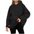 thumbnail image 1 of Chandail d'Automne et d'Hiver pour Femmes à Cordon, Ajustable, à Texture Ultra Douce, Chandails à Capuchon à Manches Longues, Chandail à Enfiler, Blouses, Tenues de Printemps 2025, Chandail à Enfiler, Vêtements d'Automne et d'Hiver, 1 of 6