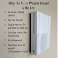thumbnail image 2 of The All-in Wonder Mount by Mount Genie: The Easiest Wall Mount for All Components Routers Modems Xbox Playstation DVRs, 2 of 5