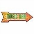 thumbnail image 3 of SignMission P-ARROW12-999724 12 x 36 in. Wide Music Bar Arrow Sign, 3 of 4