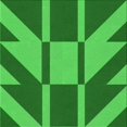 thumbnail image 1 of Ahgly Company Tapis d'Intérieur Lavable en Machine Carré Vert, 6 Pieds Carré, 1 of 7