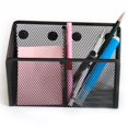 thumbnail image 2 of Magnetic Pencil Holder Sturdy Metal Mesh Pen Cup Portable Large Capacity Magnetic Marker Storage Basket Multifunctional Pencil Storage Organizer for Refrigerator Whiteboard Locker School, 2 of 6